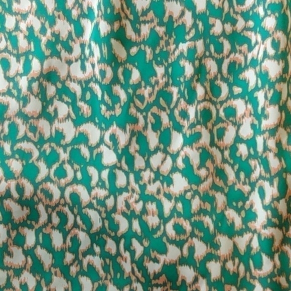 Collective Concepts Jade Green Graphic Print High Low Dress - Picture 8 of 8